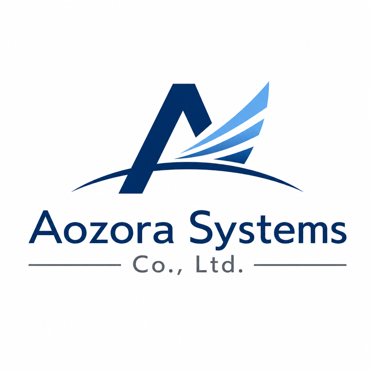 デモ用ロゴ風カード Aozora Systems Co., Ltd.